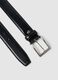 Black genuine leather belt_1