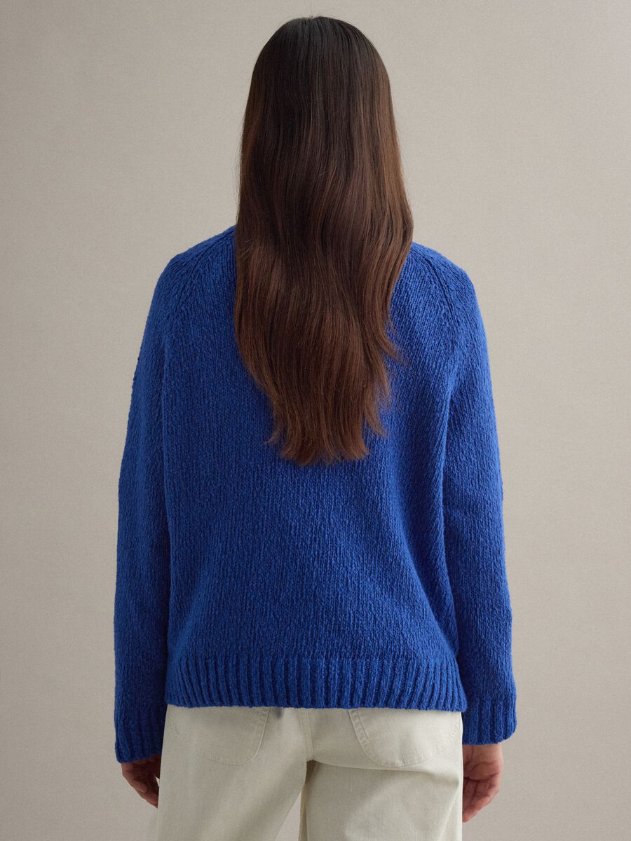 Blue pure cotton jumper regular fit with heart_3