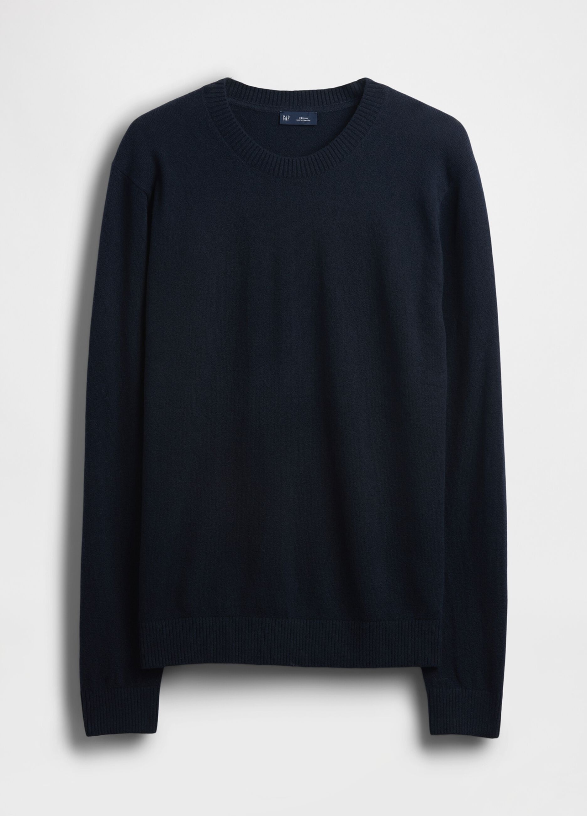 Blue Cotton Blend Jumper