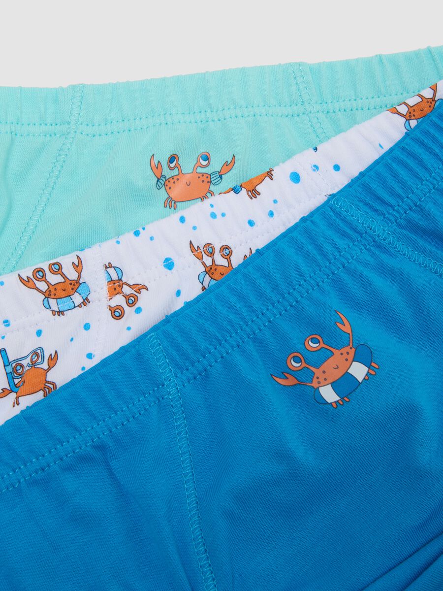 Kids&rsquo; multicolour pure cotton slip multipack_3