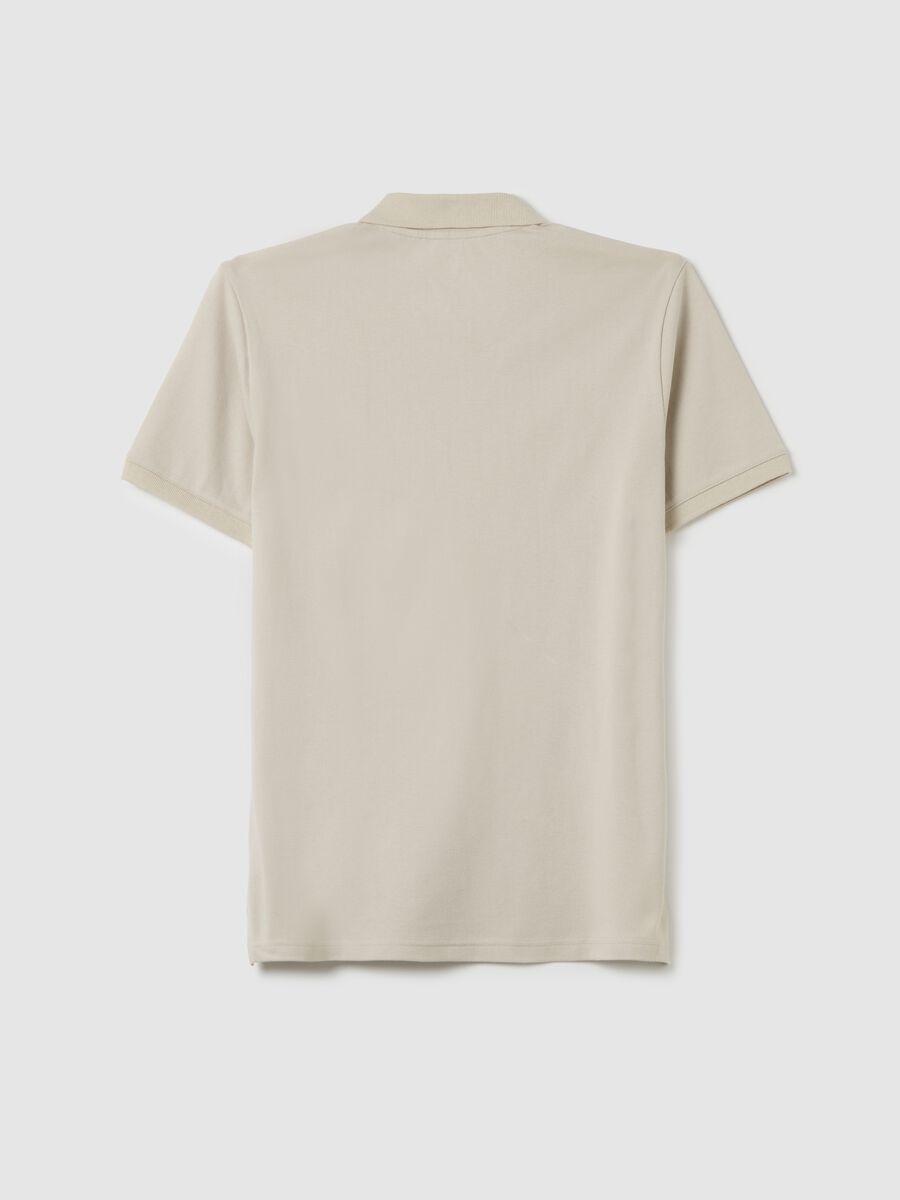 Pique polo shirt with embroidered logo_1