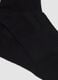 3-pack of black ankle sports socks in organic cotton blend_2