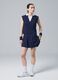 Blue sleeveless ALTAVIA COURT polo in stretch cotton with classic collar_1