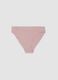 Pink stretch organic cotton briefs_0