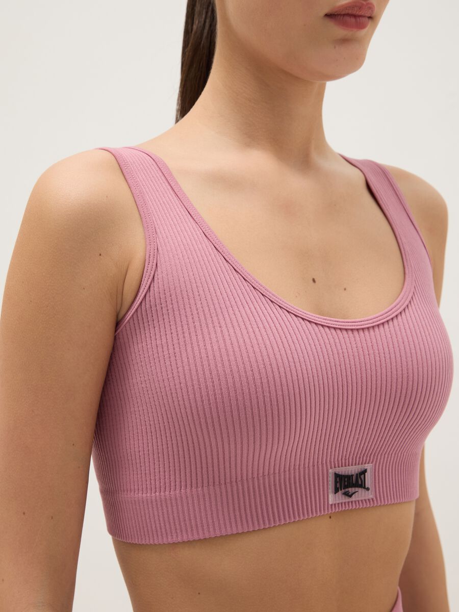 Pink Regular Fit Sports Tank Top_3