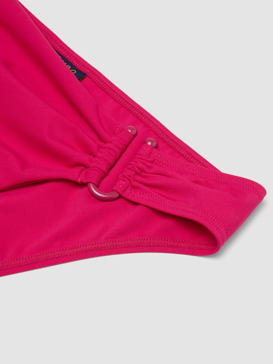 Slip bikini rosa in tessuto elasticizzato_5