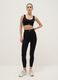 Slim Fit Black Long Sports Leggings_0
