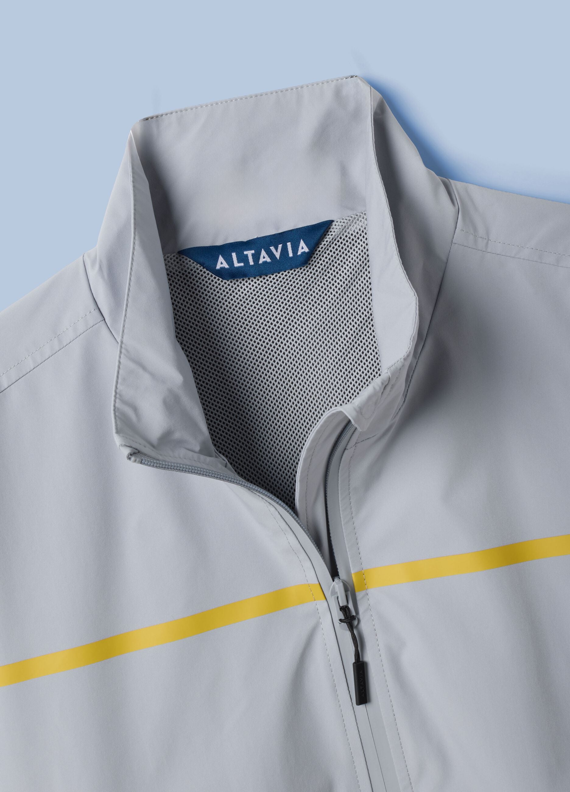 Giubbotto antivento grigio con zip ALTAVIA SAILING