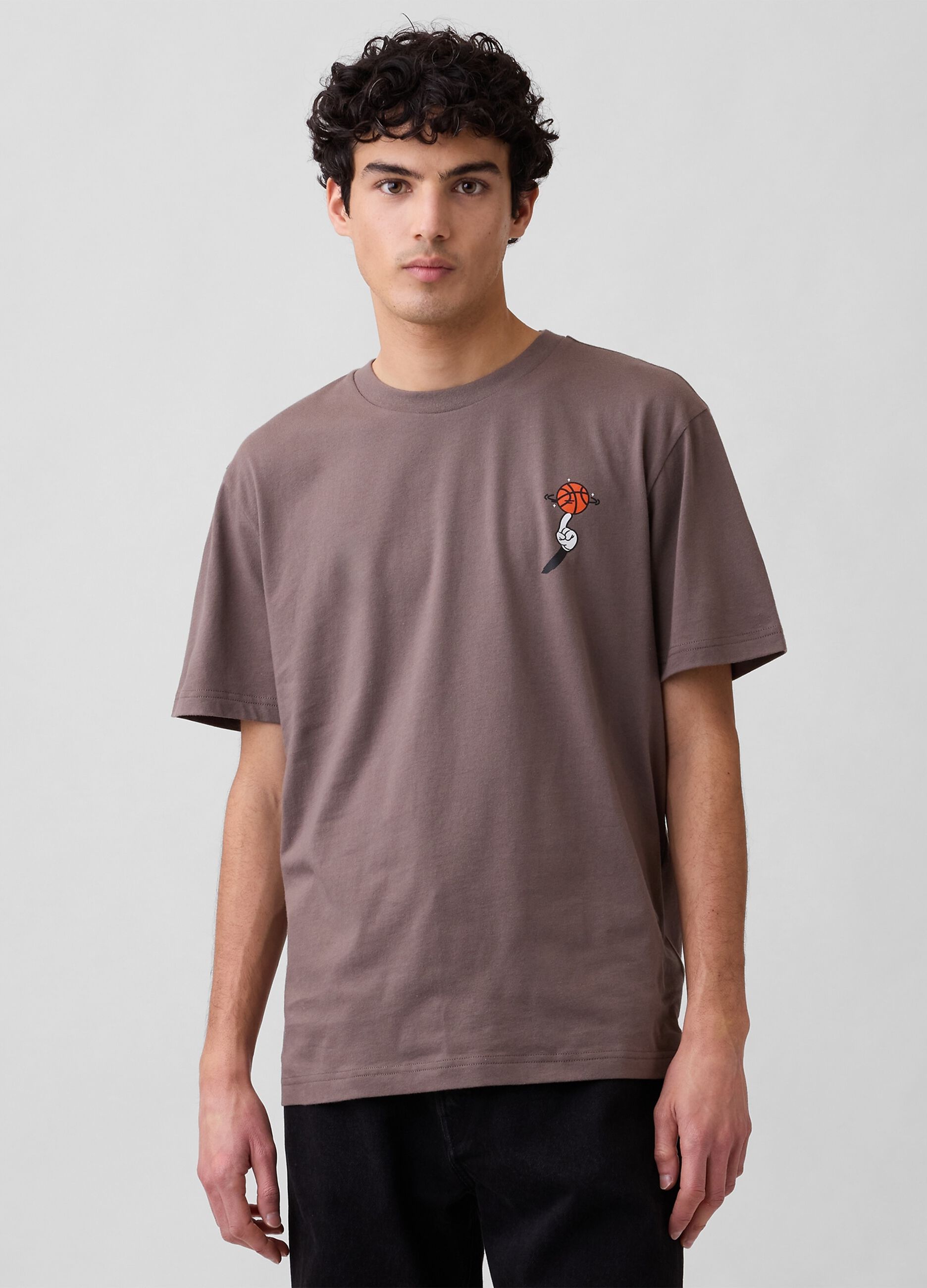 Pure cotton printed T-shirt