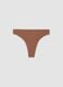 Brown stretch microfibre Brazilian briefs_4