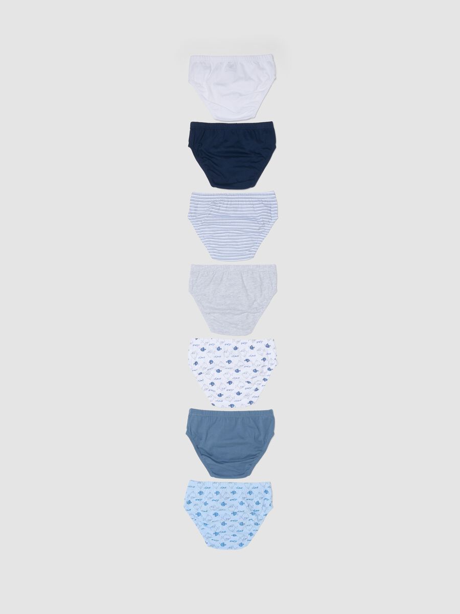 Multicolour pure cotton multipack boys&rsquo; briefs_1