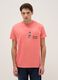Black pure cotton regular fit t-shirt with print_0