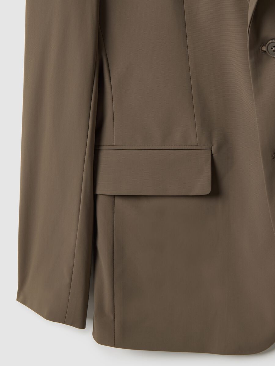 Blazer marrone slim fit_5