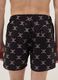 Black Swim Shorts with One Piece Prints_2