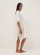 White pure cotton kaftan with lace inserts_2