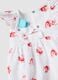 White pure cotton baby romper with Minnie_3