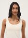 Beige regular fit vest with wide straps_1