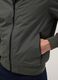 Regular fit green bomber jacket with zip_3