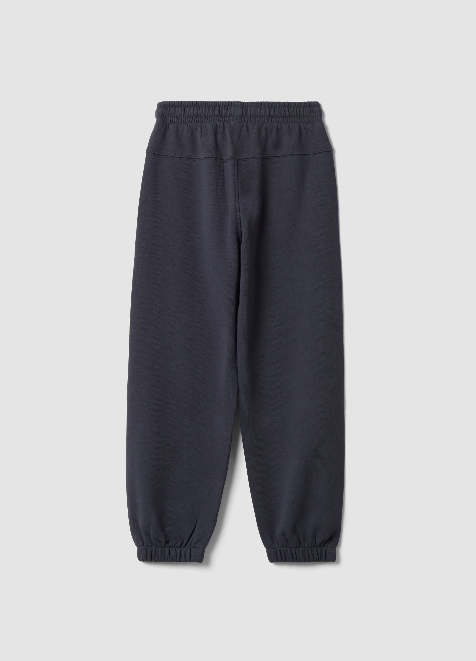 Grey pure cotton joggers