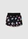 Girls' pure cotton multicolour shorts regular fit with prints_0