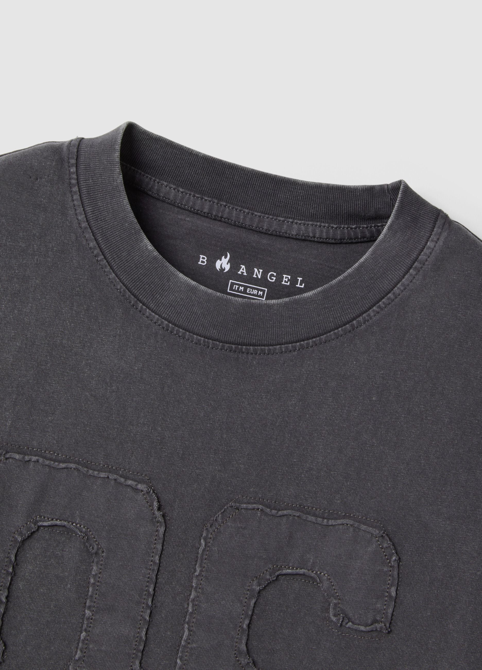 Grey pure cotton regular fit shirt with buttons