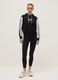 Black Slim Fit Cotton Stretch Leggings with Everlast Logo_0