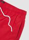 Red swim shorts with elasticated waist_5