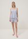 Light blue organic cotton pyjama shorts_0