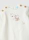 White newborn stretch cotton sleepsuit with integrated feet_2