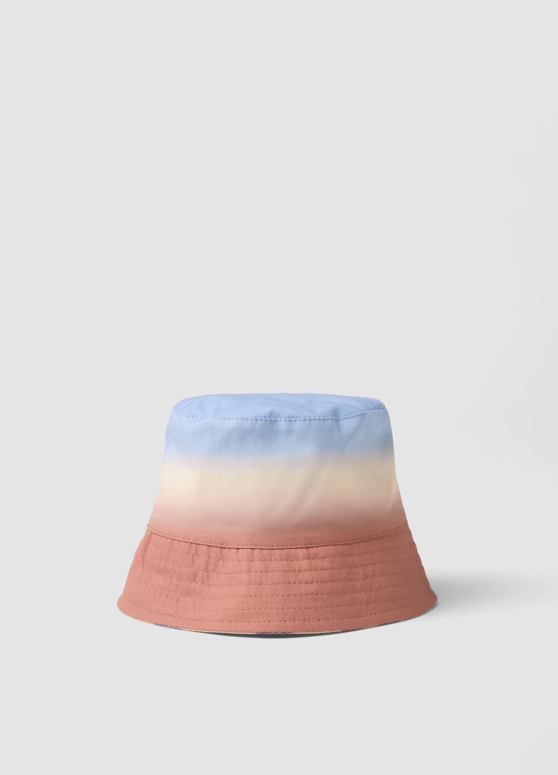 Reversible multicolour 100% cotton kids&rsquo; hat
