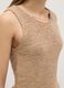 Beige cotton-blend tank top regular fit_2