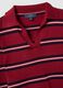 Multicolour Striped Regular Fit Sweater with Polo Collar_5