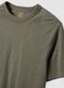 Regular fit green pure cotton T-shirt_5