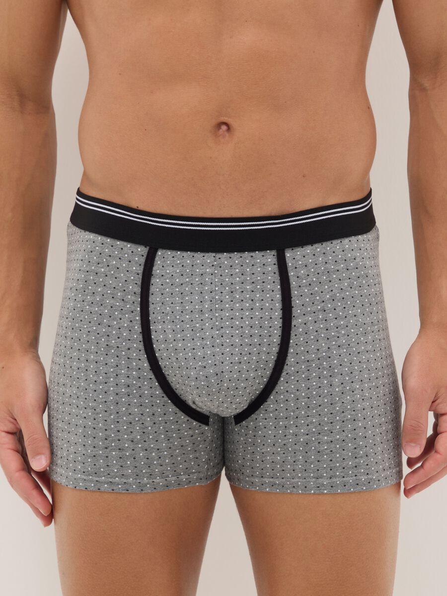 3-pack regular-fit multicolour checked midi boxer shorts in stretch organic cotton_1