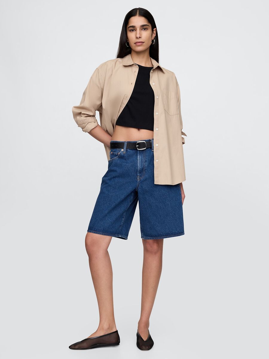 Blue Denim Shorts_0