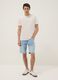 Beige pure cotton regular-fit short-sleeve T-shirt_1
