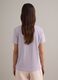 Green and white T-shirt in pure cotton regular fit_3