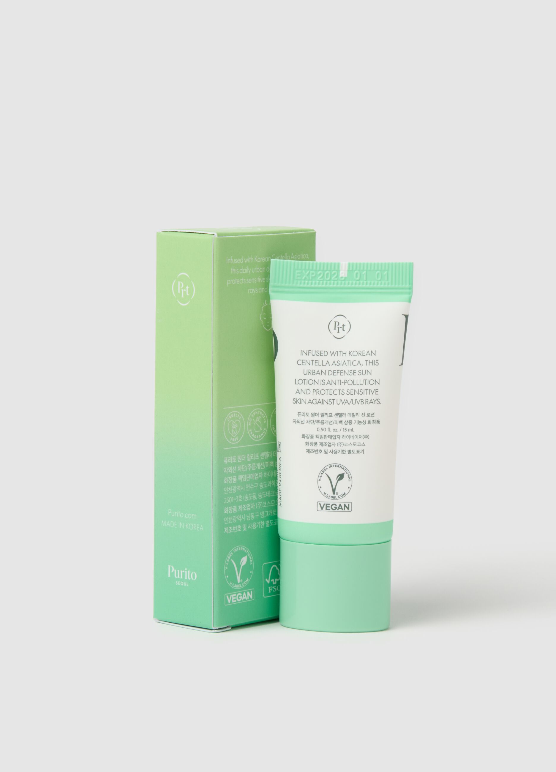 Gentle sun protection with SPF 50+ broad spectrum - Korean skincare