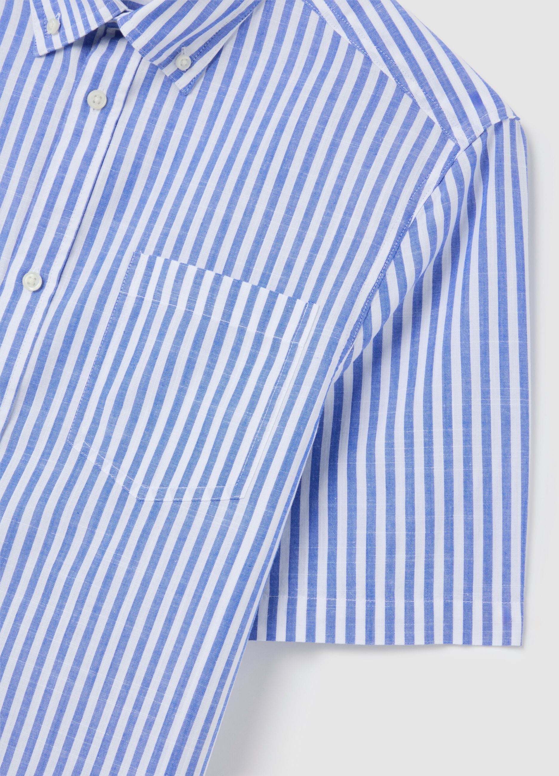 Men&rsquo;s multicoloured regular-fit T-shirt in 100% cotton with pocket