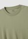 Green pure cotton short-sleeve T-shirt, relaxed fit_5