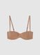 Beige balconette bra with removable padding_4