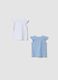 Two-pack of sky-blue pure cotton tank tops with frills_1
