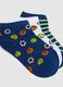 Multipack of children's short cotton blend socks with multicolour designs_1