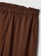 Wide leg brown jogger trousers in Lyocell and viscose blend_5