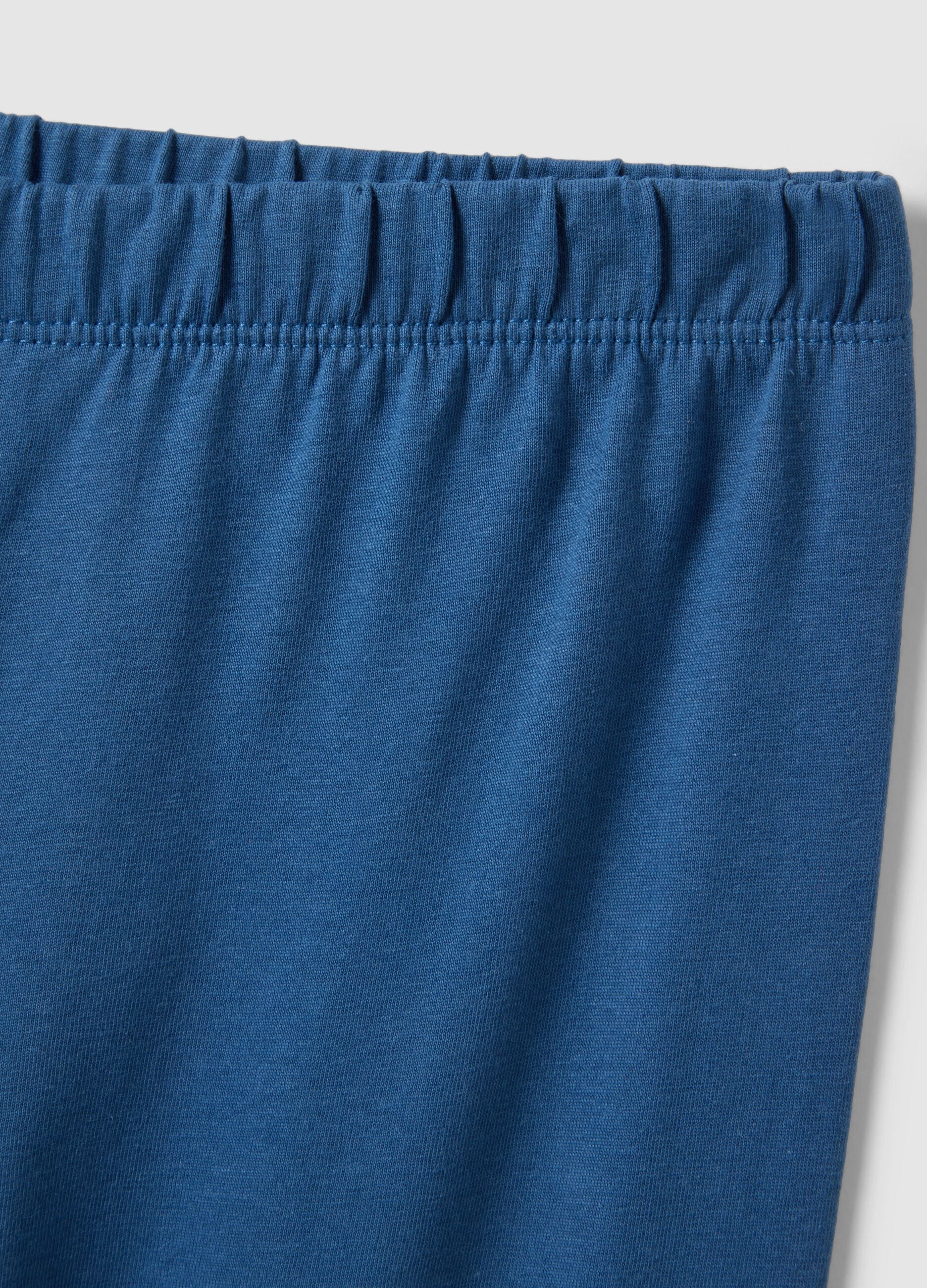 Pigiama in puro cotone multicolor da ragazzo regular fit con stampa