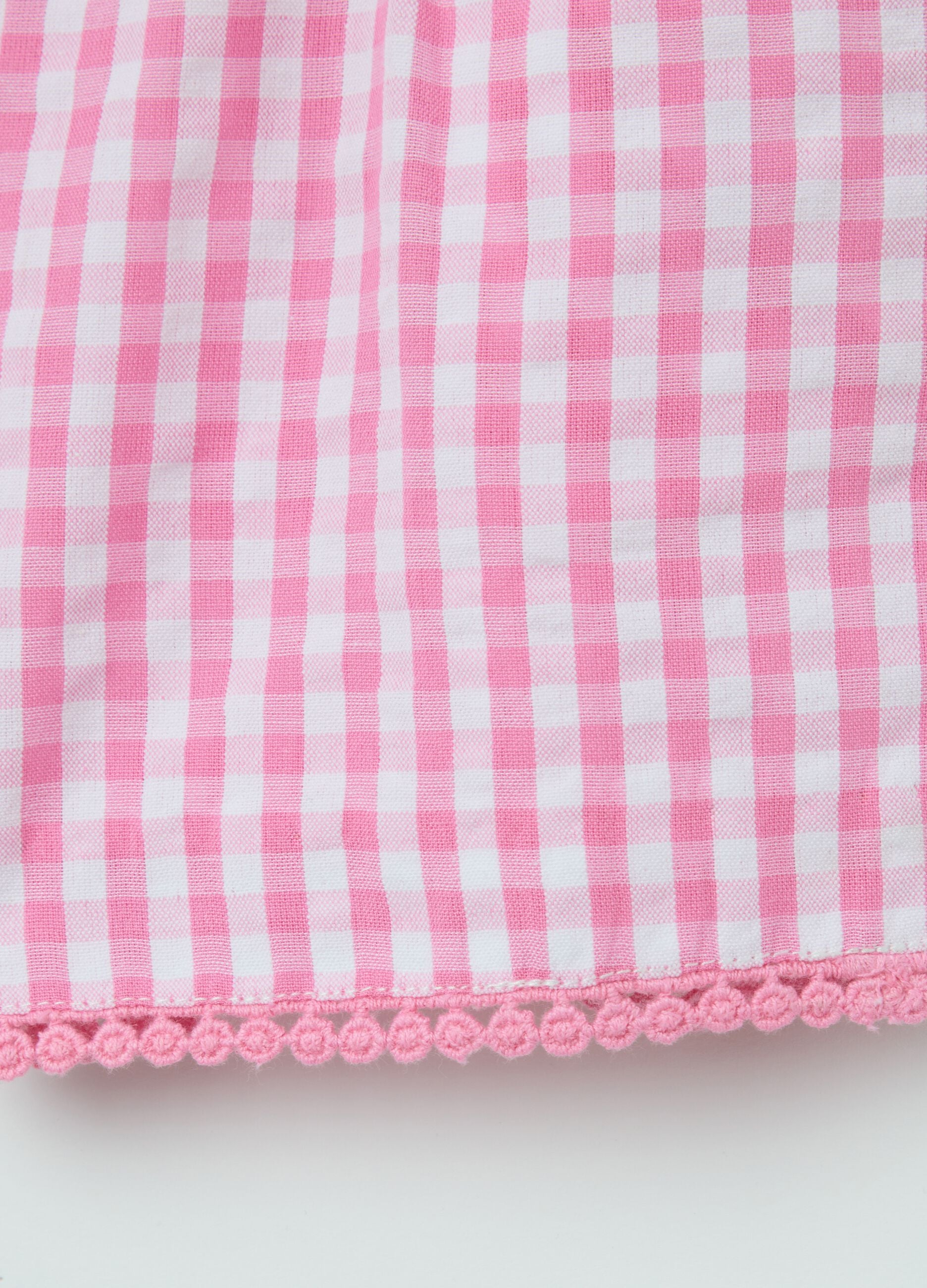 Girls&rsquo; multicoloured shorts in 100% cotton with regular fit