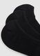 Triple pack of black stretchy cotton blend sports socks_1