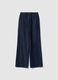 Pure Cotton Blue Denim Relaxed Fit Jogger Jeans_4