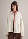 White Stretch Cotton Jacket_0