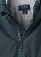 Green padded children's jacket regular fit with zip and hood_2